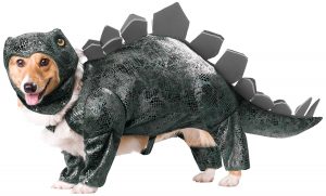 Dog Halloween costume - Stegosaurus 